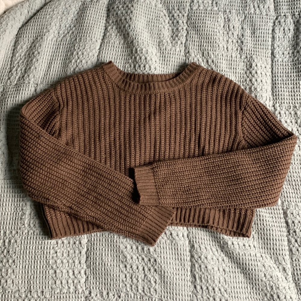 Tilly’s Brown Cropped Sweater